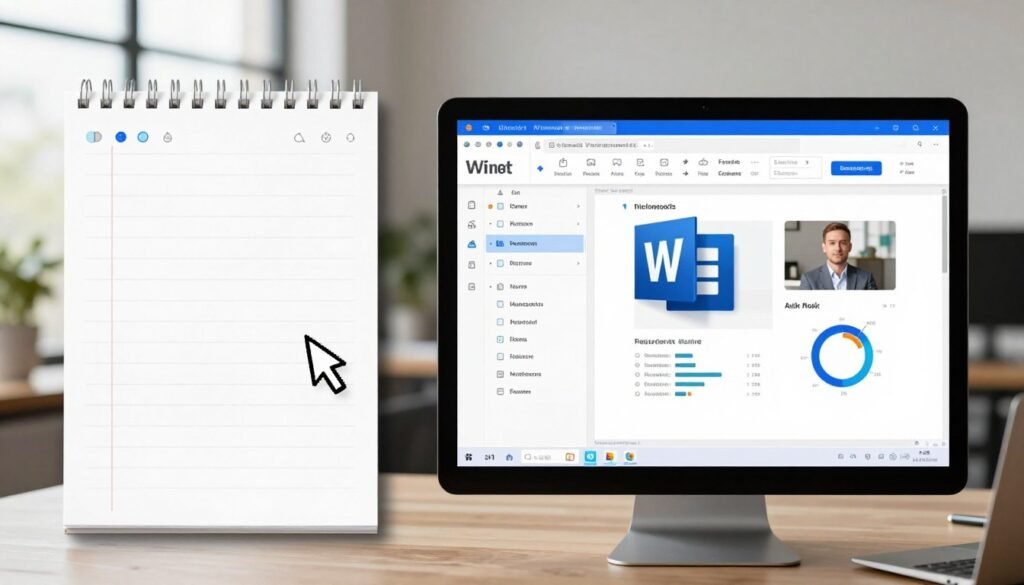 Online Notepad Vs Microsoft Word